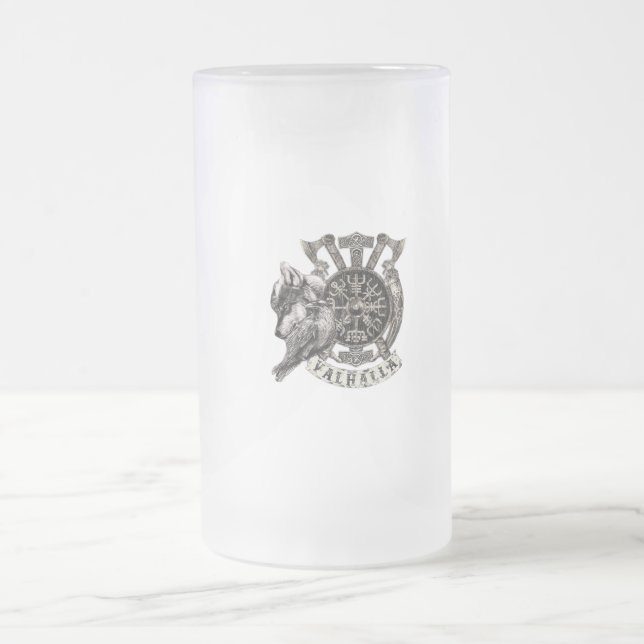 Taza De Cristal Esmerilado Valhalla (Centro)