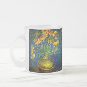 Taza De Cristal Esmerilado Van Gogh Imperial Fritillaries