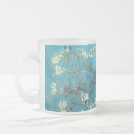 Taza De Cristal Esmerilado Van Gogh Vase Flores Flores Flores Paz Arte Amor