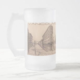 Taza De Cristal Esmerilado Vancouver BC Bombas de cerveza de Canadá y Gafas d