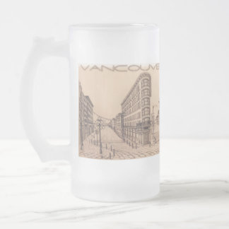 Taza De Cristal Esmerilado Vancouver BC Bombas de cerveza de Canadá y Gafas d