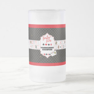 Taza De Cristal Esmerilado Vaso de Cerveza Helado 45s   Vaso de Pinta del Clu
