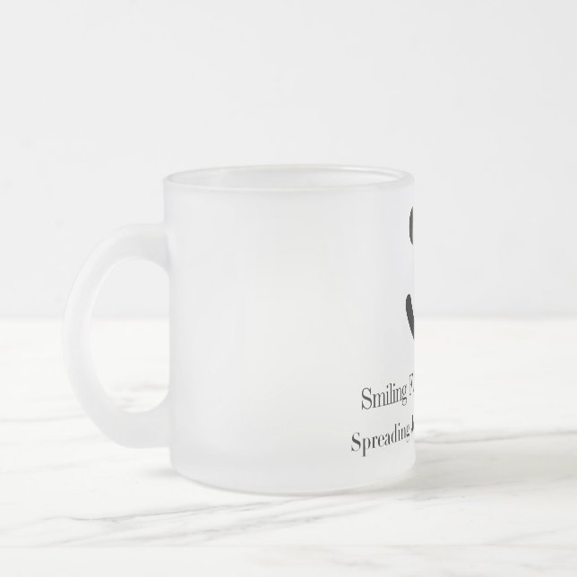Taza De Cristal Esmerilado Vasos para beber (Izquierda)