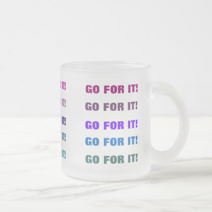 TAZA DE CRISTAL ESMERILADO ¡VAYA POR ELLO!