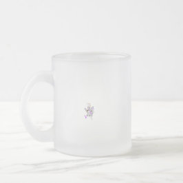 Taza De Cristal Esmerilado Vector de tatuaje de hadas de mariposa - Arte flor