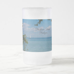 Taza De Cristal Esmerilado Vela En Mackinac Frosted Mug