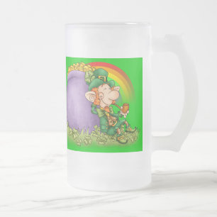 Taza De Cristal Esmerilado VENTA! Mug irlandés