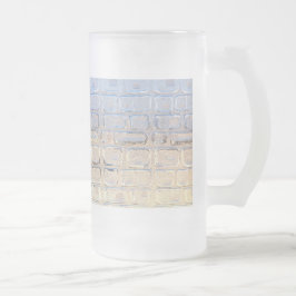 Taza De Cristal Esmerilado Ventana