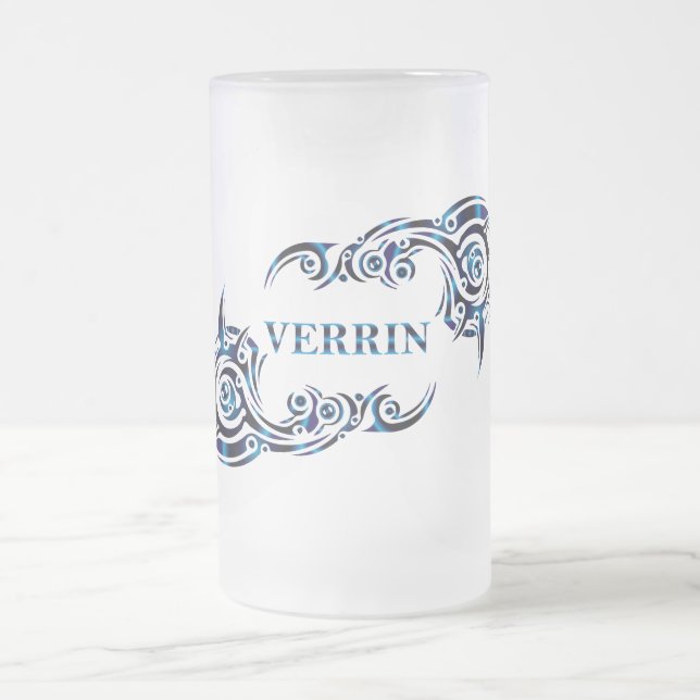 Taza De Cristal Esmerilado Verrin 3 Beer Glass (Centro)