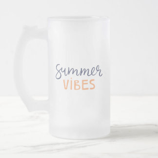 Taza De Cristal Esmerilado vibración de verano