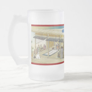 Taza De Cristal Esmerilado Vida ilustrada de Nichiren Shonin pt.21