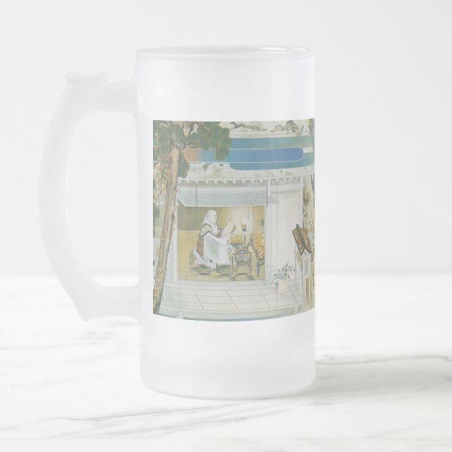 Taza De Cristal Esmerilado Vida ilustrada de Nichiren Shonin pt.22 (Izquierda)