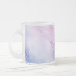 Taza De Cristal Esmerilado Vidrio brillante Pastel