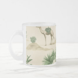 Taza De Cristal Esmerilado "Vidrio de camello del Sahara"