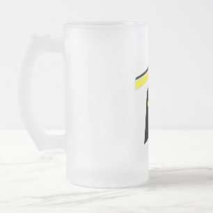 Taza De Cristal Esmerilado Vidrio de cerveza de dirección derecha
