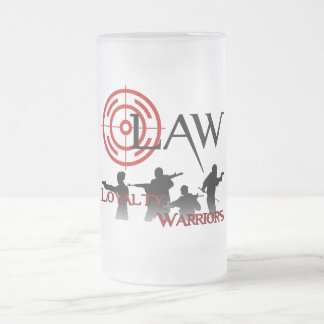 Taza De Cristal Esmerilado Vidrio de cerveza helado LEY