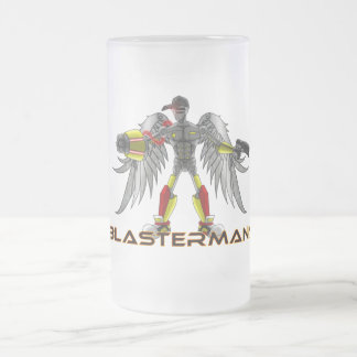 Taza De Cristal Esmerilado Vidrio de la pinta de Blastermann