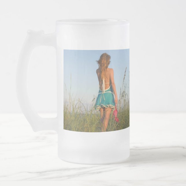 Taza De Cristal Esmerilado Vidrio esmerilado (Izquierda)