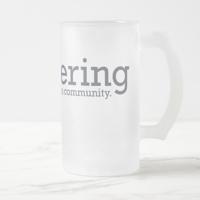 Taza De Cristal Esmerilado Vidrio Stein de Lautering (Derecha)