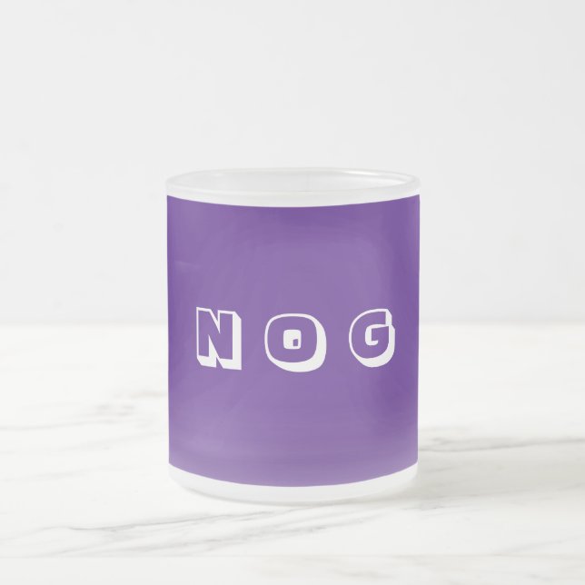 Taza De Cristal Esmerilado Viga de madera (Centro)