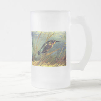 Taza De Cristal Esmerilado Vincent Van Gogh - Martín Pescador - Arte Amante d