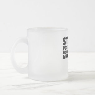 Taza De Cristal Esmerilado Violet