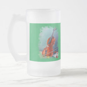 Taza De Cristal Esmerilado violin