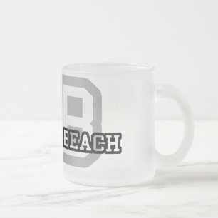 Taza De Cristal Esmerilado Virginia Beach