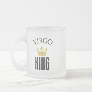 Taza De Cristal Esmerilado Virgo King
