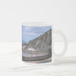 TAZA DE CRISTAL ESMERILADO VISTAS DE GALES