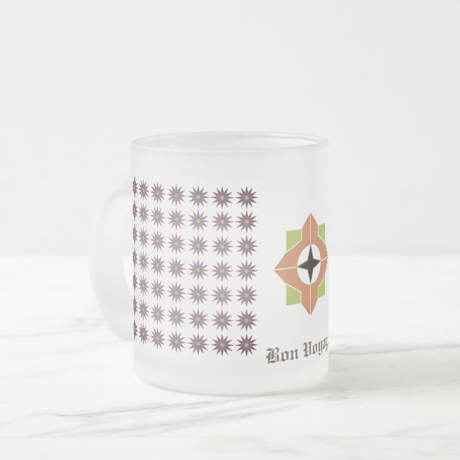 Taza De Cristal Esmerilado Voyager Frost Glass Mug (Anverso izquierdo)