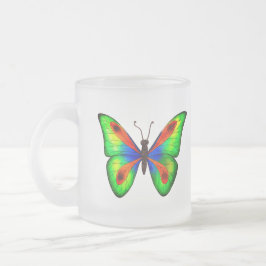 Taza De Cristal Esmerilado Vuelo cromático