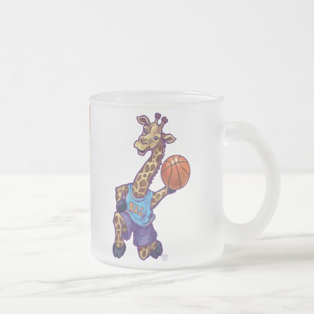 Taza De Cristal Esmerilado WAL Basketball (Derecha)