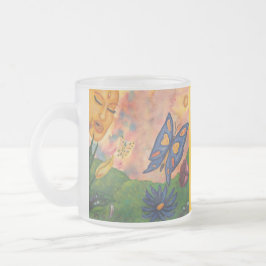 Taza De Cristal Esmerilado watercolor fantasy illustration woman goddess life