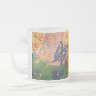 Taza De Cristal Esmerilado watercolor fantasy illustration woman goddess life
