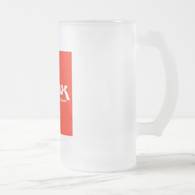 Taza De Cristal Esmerilado WBMX Mug (Derecha)