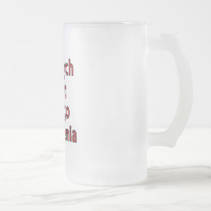 Taza De Cristal Esmerilado Wesolych Swiat Bozego Narodzenia
