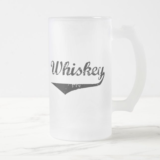 Taza De Cristal Esmerilado Whisky (Derecha)