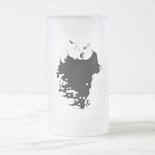 Taza De Cristal Esmerilado Wicks Mane