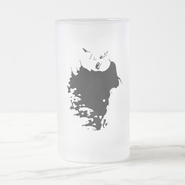 Taza De Cristal Esmerilado Wicks Mane (Centro)