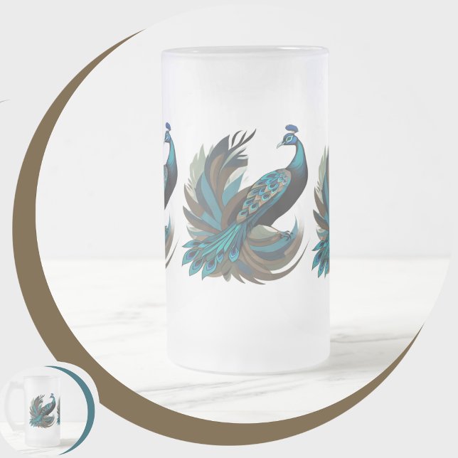 Taza De Cristal Esmerilado Wilvanus (Wilvanus Frosted Glass Beer Mug
)