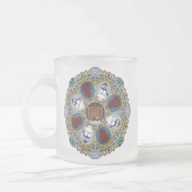 Taza De Cristal Esmerilado Winter Nouveau Mug (Izquierda)