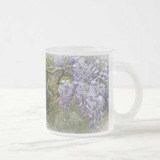 Taza De Cristal Esmerilado Wisteria en los bosques