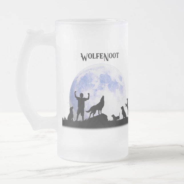 Taza De Cristal Esmerilado WolfeNoot (Izquierda)