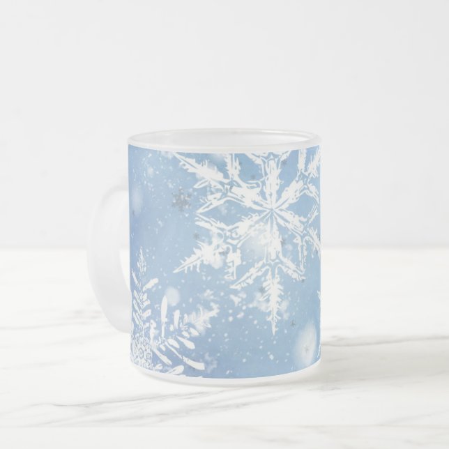 Taza De Cristal Esmerilado Wonderful Christmas snow (Anverso izquierdo)