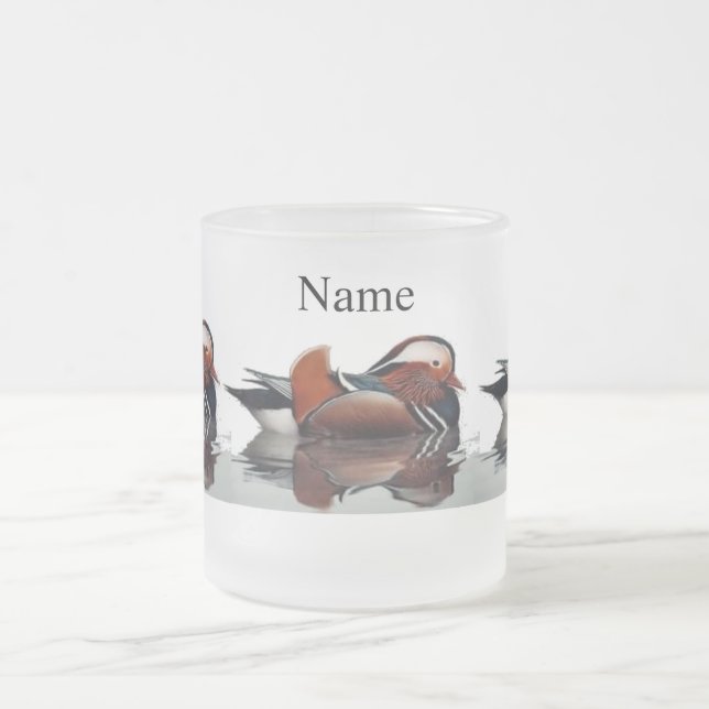 Taza De Cristal Esmerilado Wood Duck Thunder_Cove (Centro)