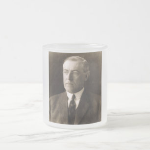 Taza De Cristal Esmerilado Woodrow Wilson