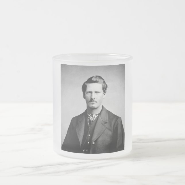 Taza De Cristal Esmerilado Wyatt Earp: Lawman, Gunfighter, guardián de Saloon (Centro)