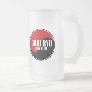 Taza De Cristal Esmerilado Yin Yang GOJU RYU 1