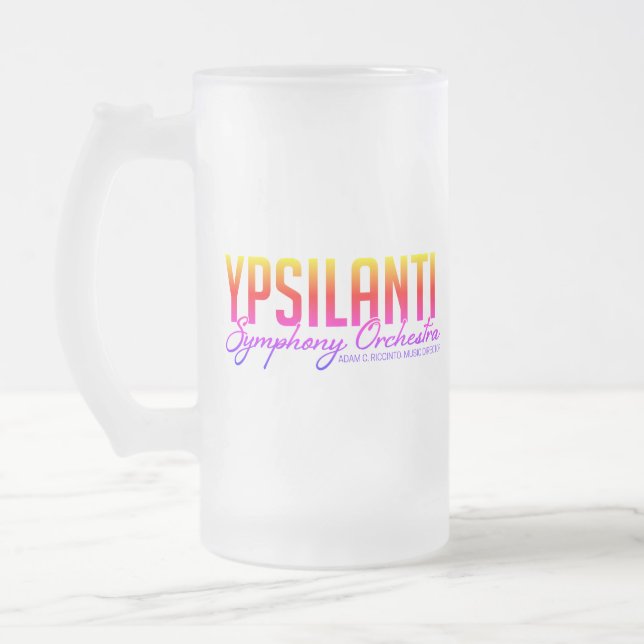 Taza De Cristal Esmerilado YSO Frosted Mug (Izquierda)